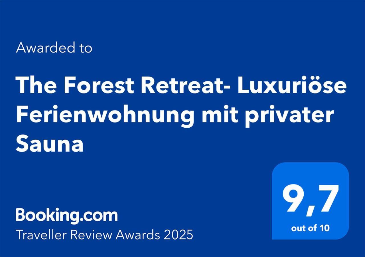 The Forest Retreat- Luxurioese Ferienwohnung Mit Privater Sauna فرملزكيرشن المظهر الخارجي الصورة